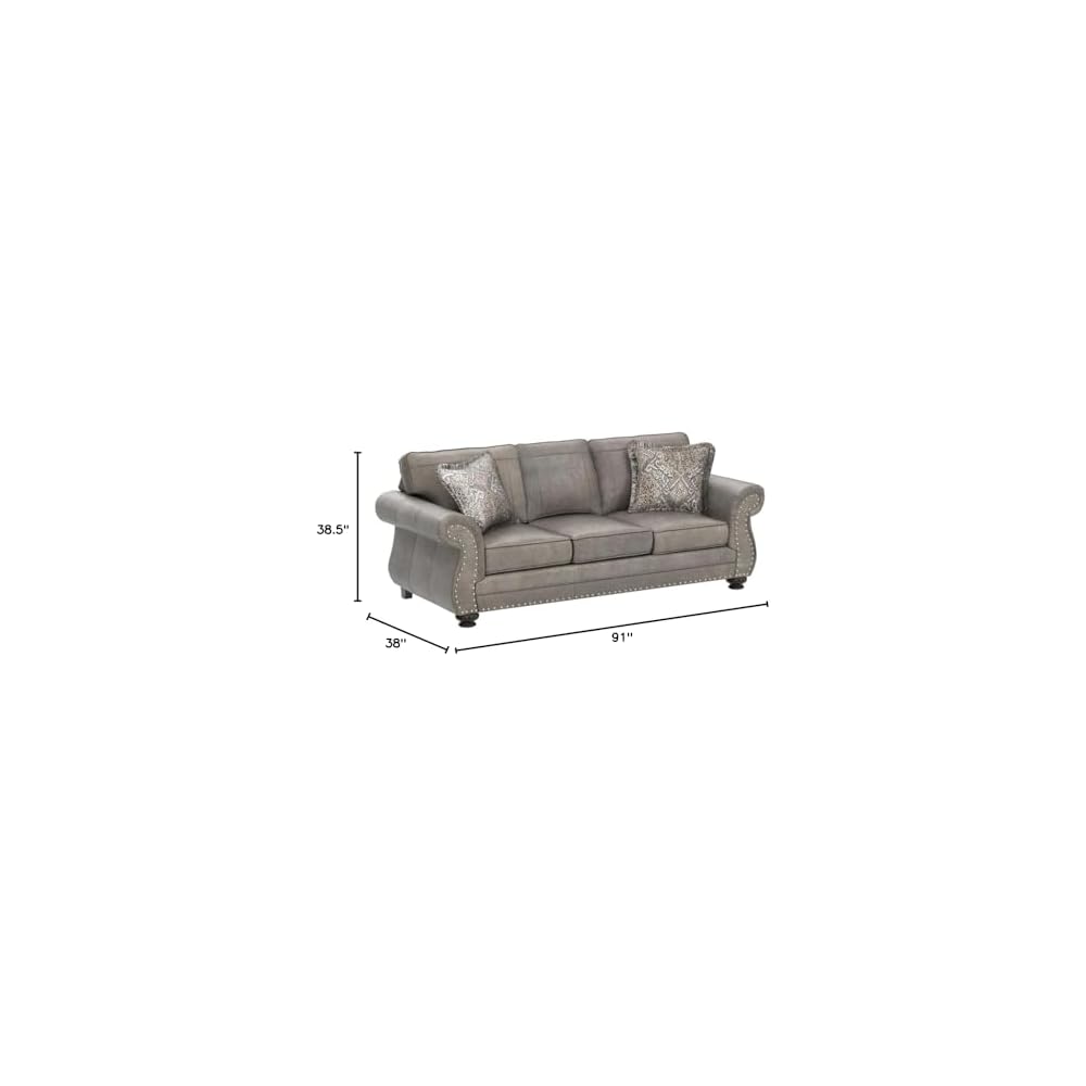 Roundhill Furniture Leinster Sofas, Gray