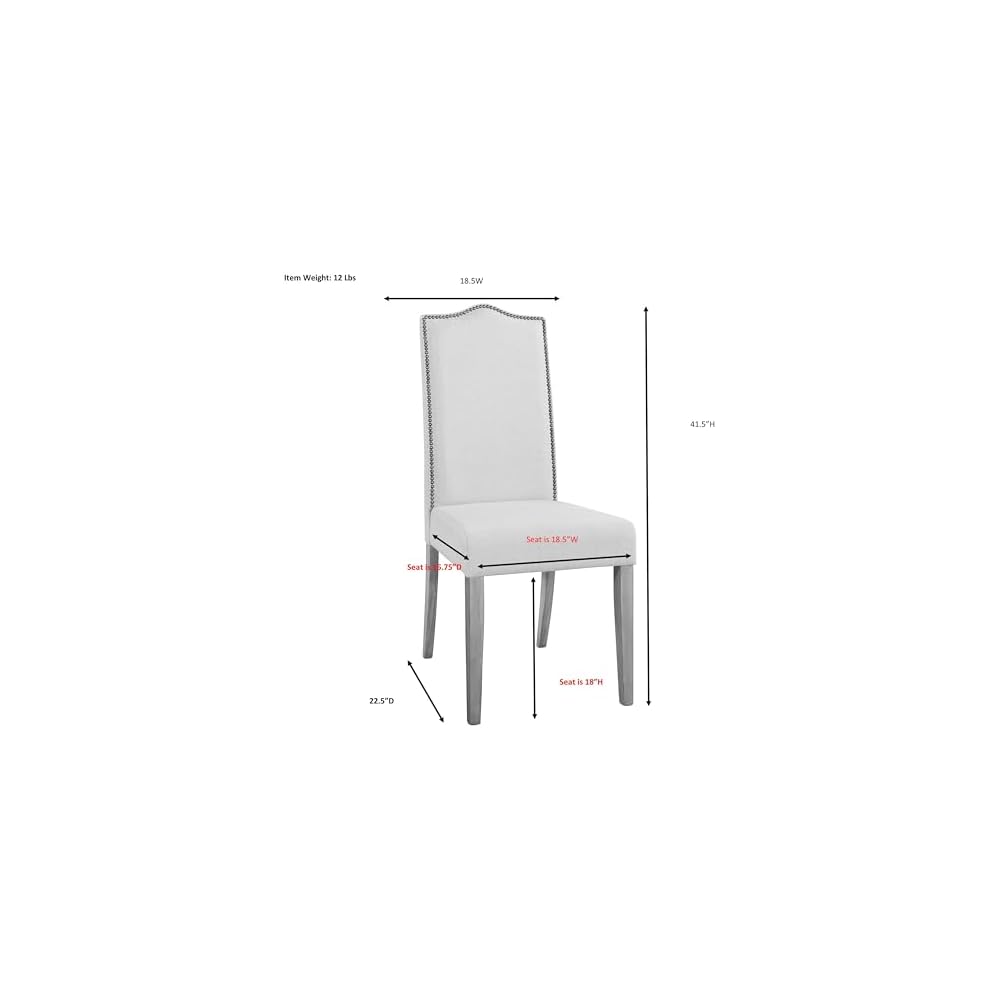 Romero Parson Chair - Weathered Gray