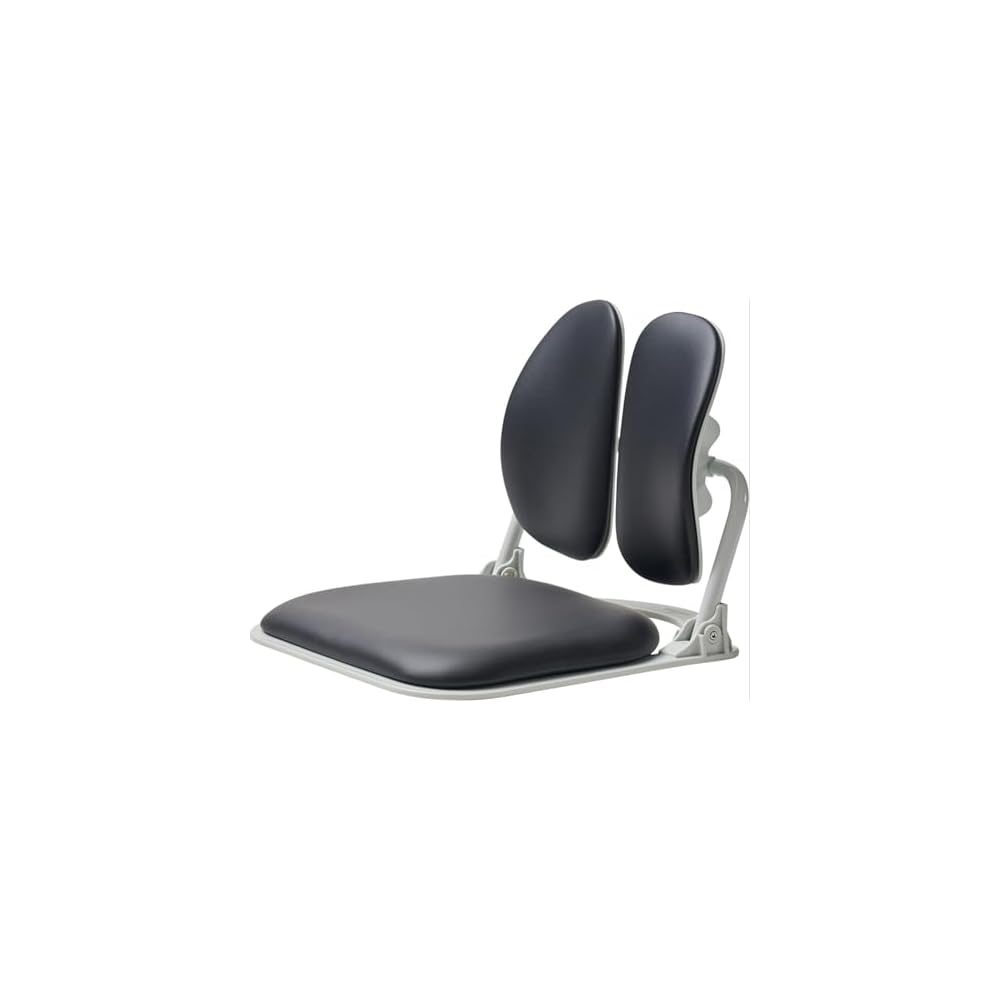 Ergonomic Dual-Backrests Floor Chair with Back Support (Blue)