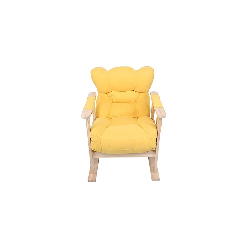 Lazy Sofa Chair Household Height Adjustable Foldable Wooden Armrest Single Sofa Chair Living Room Furniture