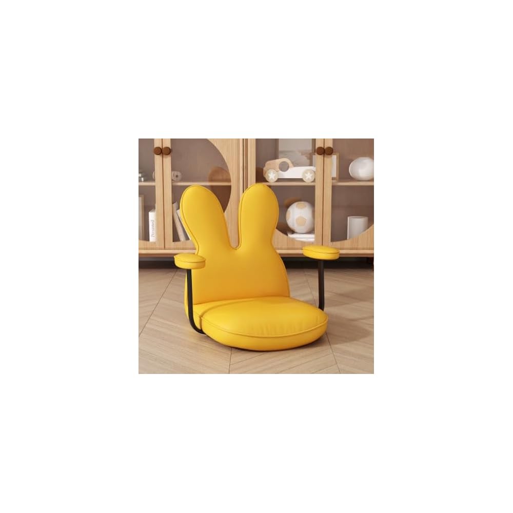 LSLYTQ Floor Chair, Lounge Floor Chair, Padded Floor Lazy Sofa Chair with Back Support for Meditation and Gaming, Reading Chair for Floor Seating Legless Bay Window Backrest Chair Meditation Chair