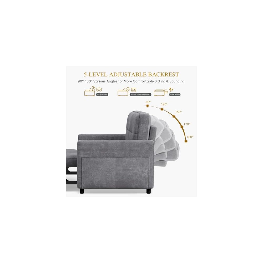 YITAHOME 55" Convertible Sofa Bed