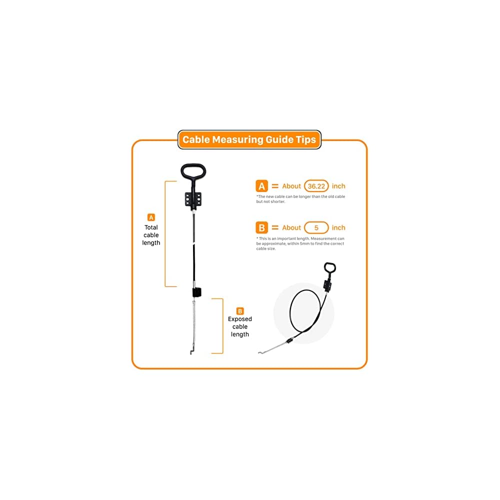 Recliner Pull Cable Replacement Parts, D-Ring Release Pull Handle with S Tip for Sofa and Couch Recliner Repair, Exposed Length 5Inch - 2 Pack