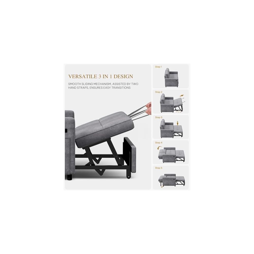 YITAHOME 55" Convertible Sofa Bed