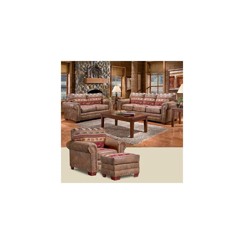 American Furniture Classics Sierra Lodge 4-piece Sleeper Sofa Set in Brown