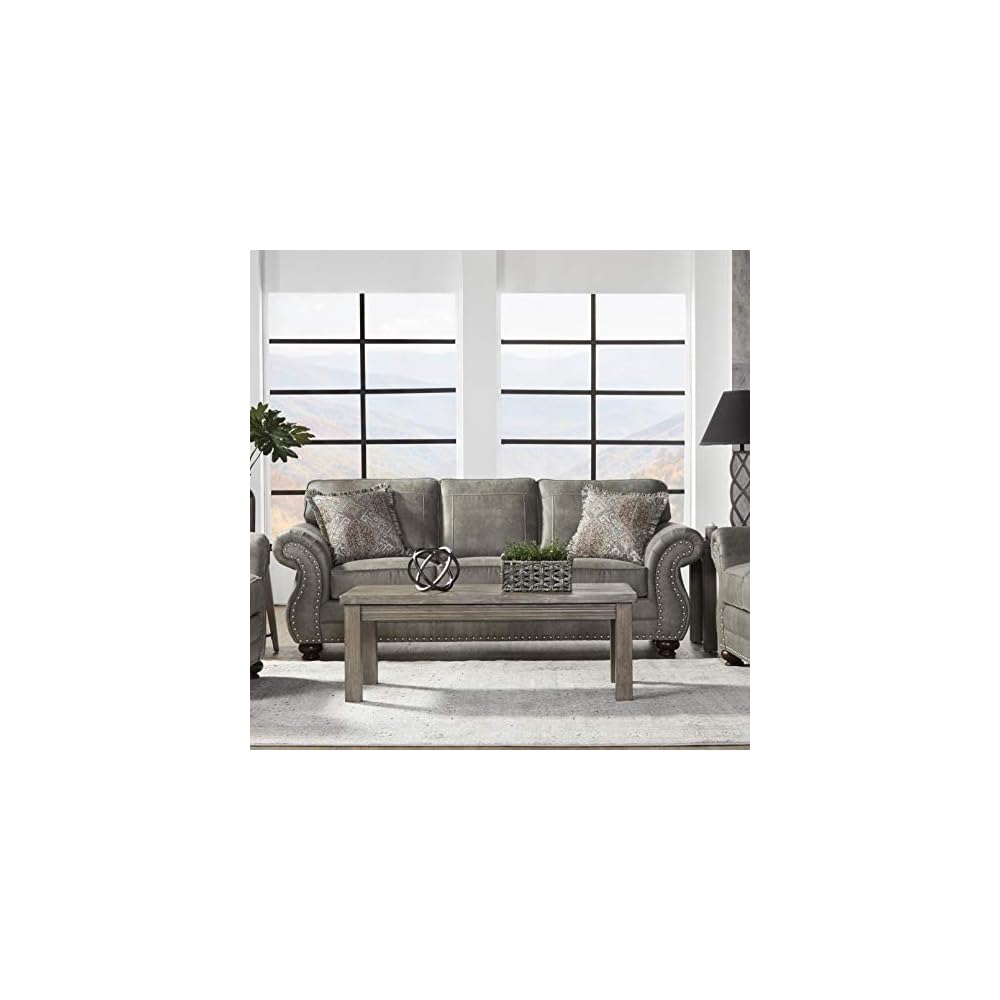 Roundhill Furniture Leinster Sofas, Gray