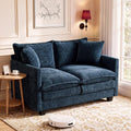 Loveseat Sofa, Soft Chenille Cloud‑Cushion Small‑Space Couch